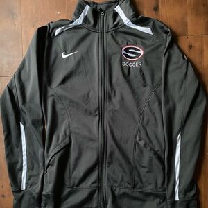 Nike Women’s Gray and White Performance Jacket